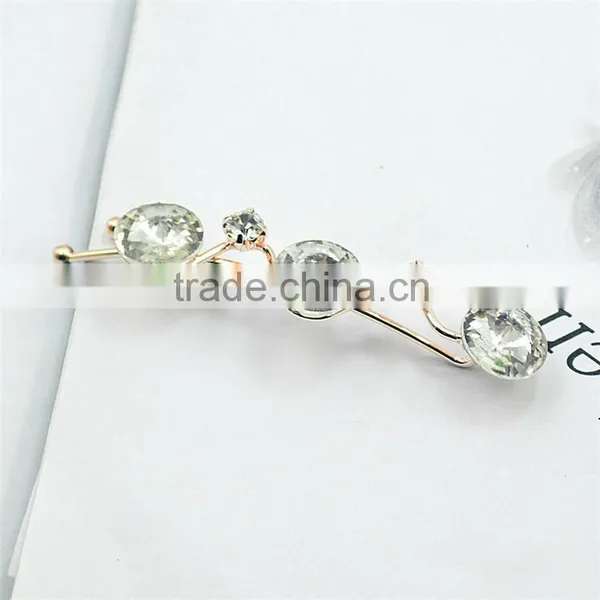Wedding Bridal Crystal Rhinestone Hair Pin Glass Stone Hairpin Diamante Hair Clip photo-4