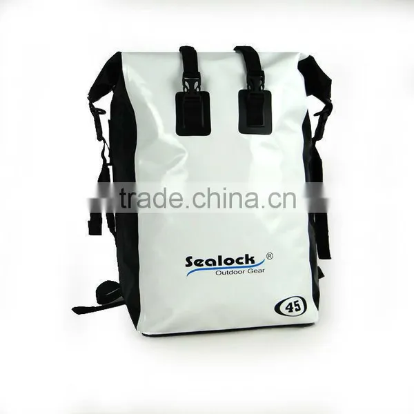 fashion white waterproof backpack,camping backpack