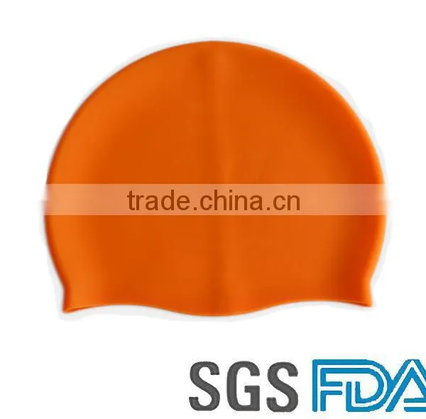 2016 New Style High Quality Silicone Rubber Swim Cap Customize Promotional photo-4