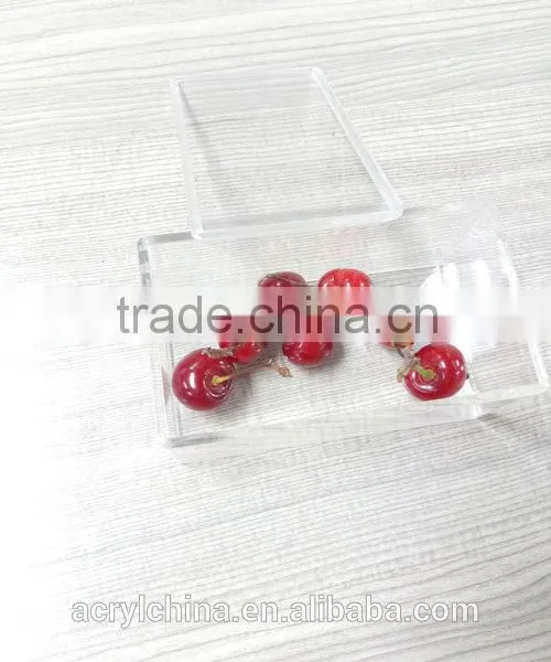 Clear Box Gift Wedding Candy/ Personalized Acrylic Candy Favor Box photo-3