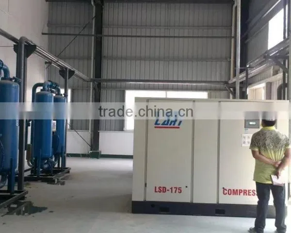 75KW 100HP Belt Drive Stationary Screw Compressor LSB-100A/W Air Compressor photo-6
