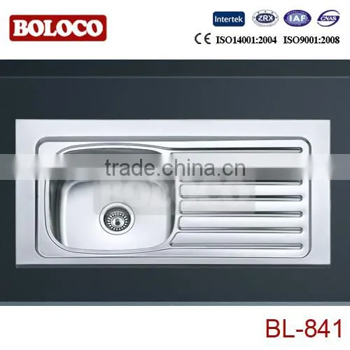 Single Bowl on Drainer Sinks BL-841