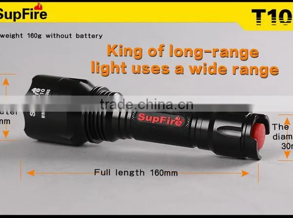 SupFire T10 High Liumen Green Led Hunting Flashlight photo-3