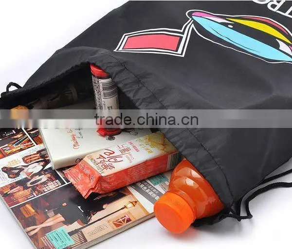 Factory Direct! 2016 New Ployester Drawstring Gym Bag photo-3
