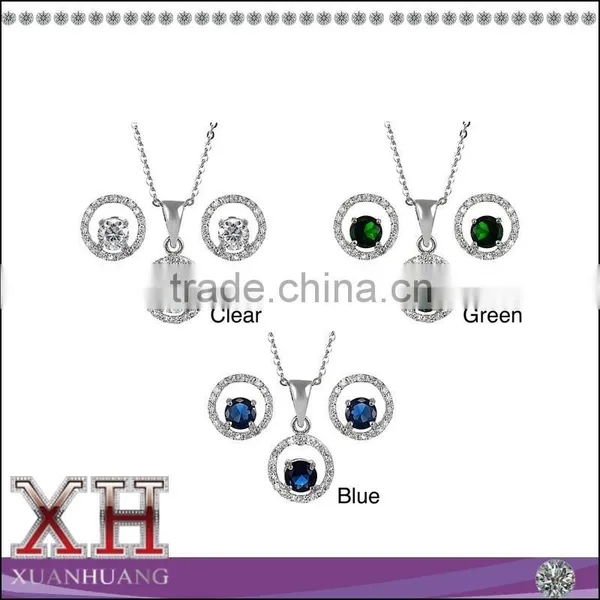 Jewelry Set 2015 Fashion Necklace Earrings Ring Set Jewelry Silver Jewelry photo-3