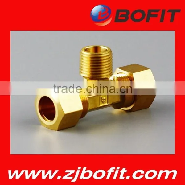 High Quality Brass Compression Male Branch Tee photo-6