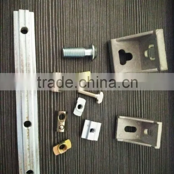 Hot Sale Aluminum Profile Parts Connector Angel Brackts photo-2