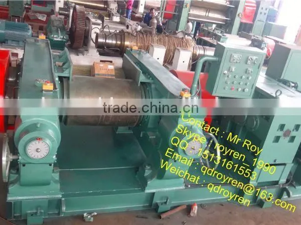 GOLDEN SUPPLIER Waste Tire Recycling Rubber Cracker Machine ce Certification Double-roller Tire Rubber Crusher photo-5