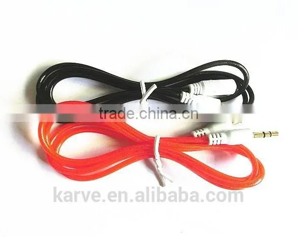 DC3.5 Cable Transparent Cable Data Link Auto Data Link Cable Six Colors photo-3