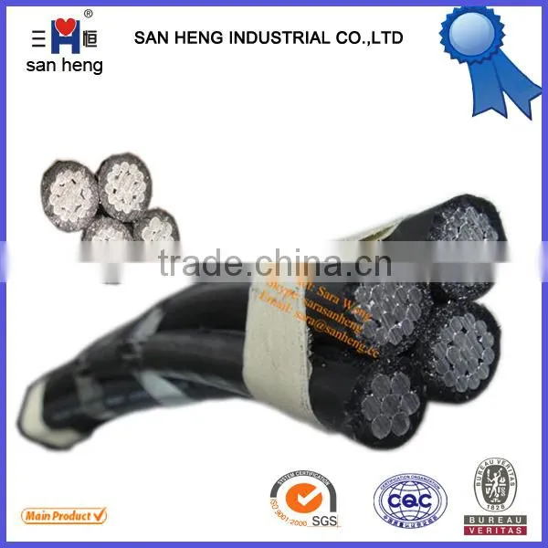 Aluminum Conductor 4 Core Power Cable 35mm ABC Aerial Bundle Cable for Street Lighting photo-5