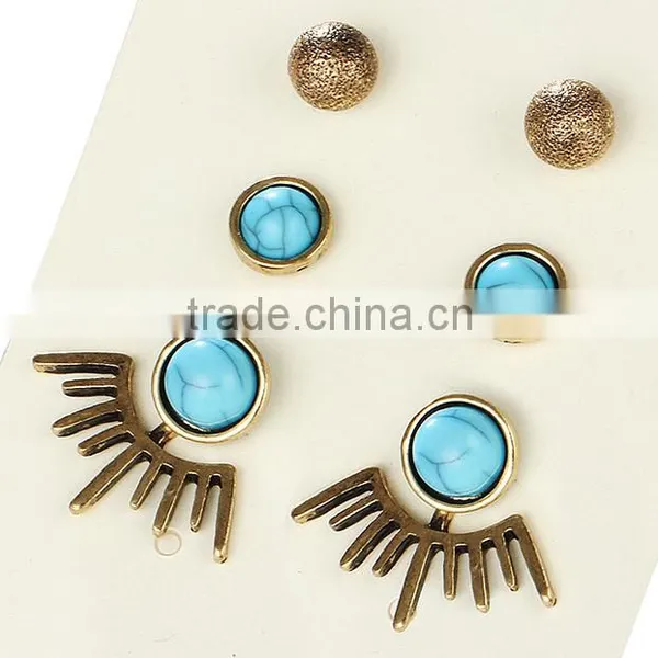 Ear Jacket Earring Set