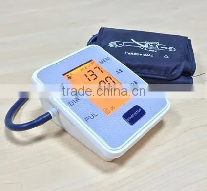 Alarm Memory Arm Blood Pressure BP Monitor Digital Sphygmomanometer Back Light LCD Display