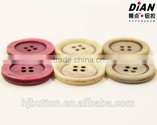 2016 Horn Bone Buttons Designer Coat Buttons China Button Factory photo-6
