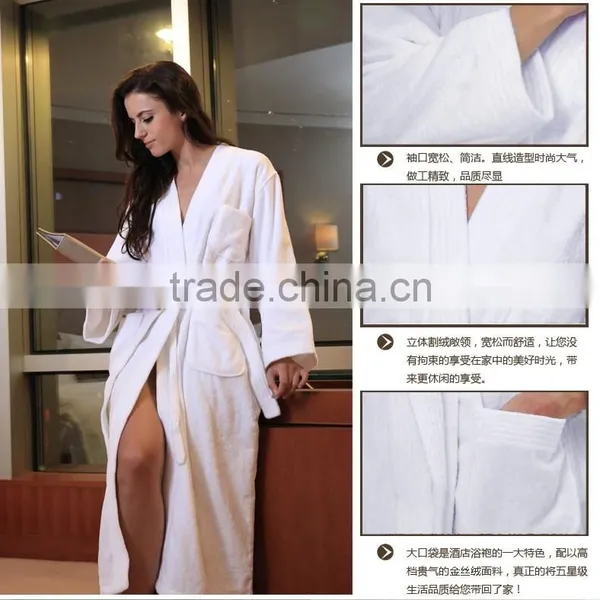 Men's Bathrobes Terry Bathrobe Cotton Towel Pile Loop Dressing Gown for Men Male Bathrobe Men & Women Bath Robe for Men Couples photo-4