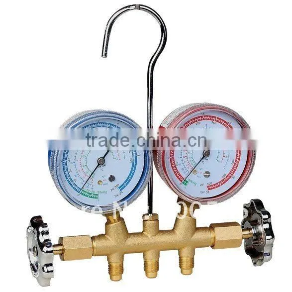2-valve Brass Manifolds With 1/4 Sae Fittings Brass Manifold (PR1001B)