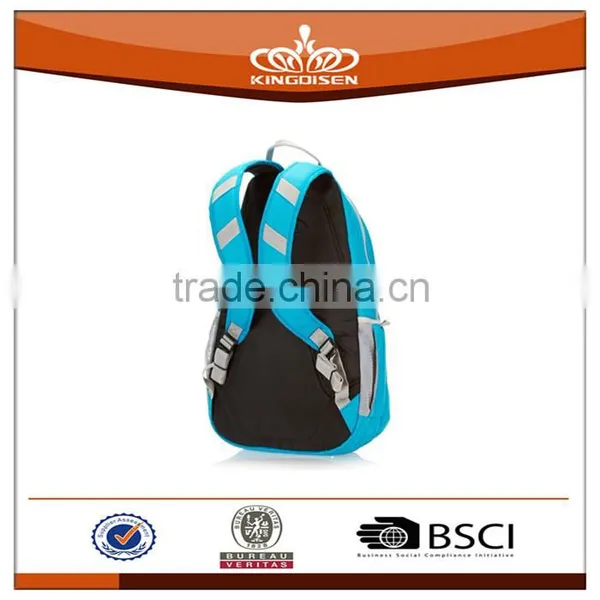 Colored Drawing Blue Style Leisure Backpack 2015 photo-3