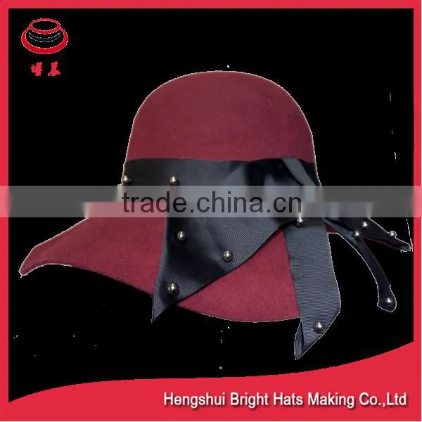 Ladies Dress Hats Floppy Hat With Wide Brim photo-3