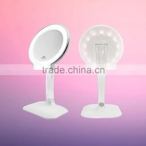 Make up Mirror LED Light Vanity Mirror Desktop Cosmetic Mirror With Light photo-4