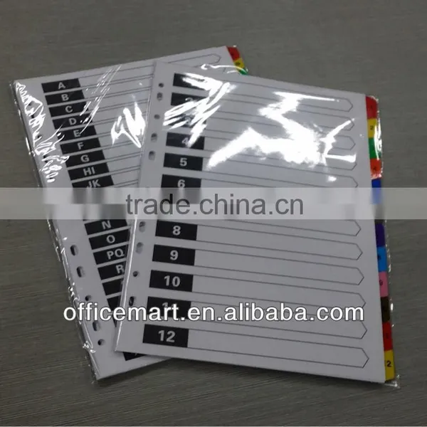 Color Index Tab Dividers