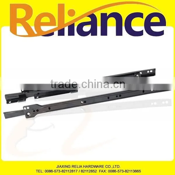 Black Color Self-Closing Clamp Drawer Slide