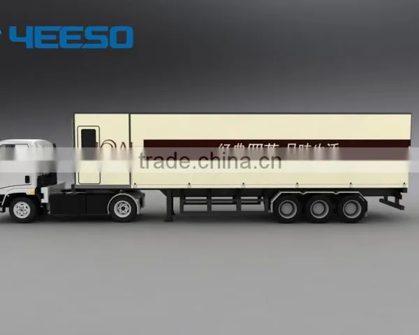 YEESO Mobile LED Container Truck With Big Portable Stage photo-4