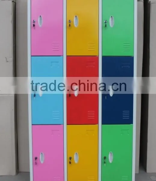 China Manufacture 9 Door Steel Storage Metal Cabinet Steel Office Locker photo-2