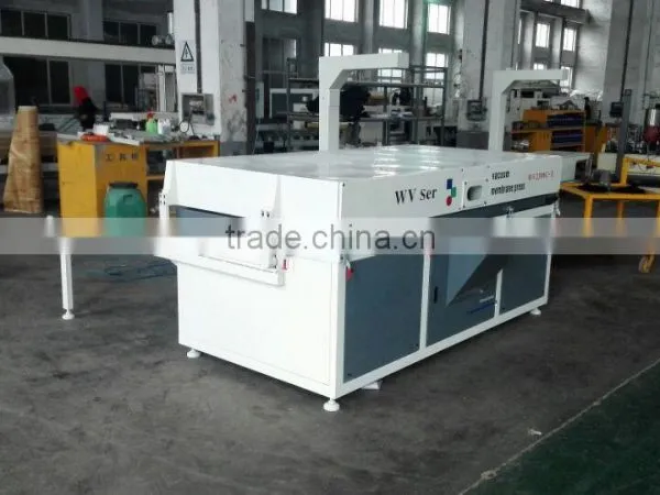 PVC Veneer Cover Press on Door Surface Vacuum Membrane Press Machine photo-3