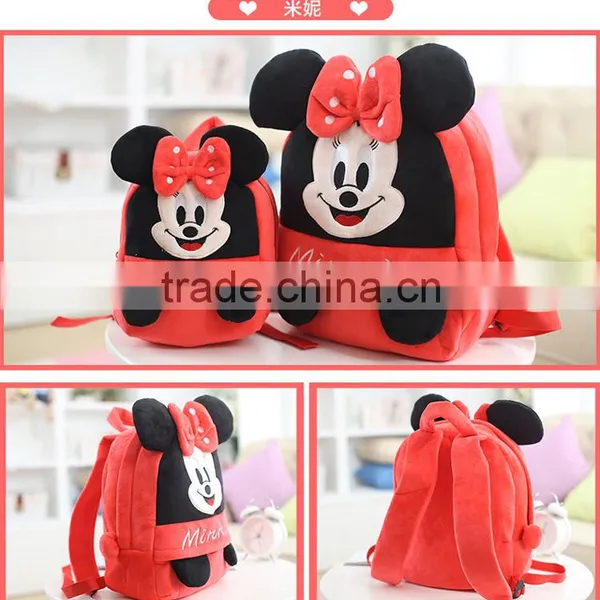 25*19cm(S)/35*28cm(L) Lovely Customzied Red Superman Plush Animal Cartoon Backpack for Children photo-6