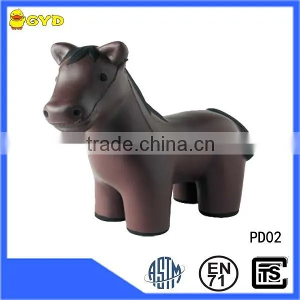 PU Donkey Animal Shape Foam Stress Ball,custom Anti Stress Animal Toys,horse Shape pu Stress Toy Quality Choice