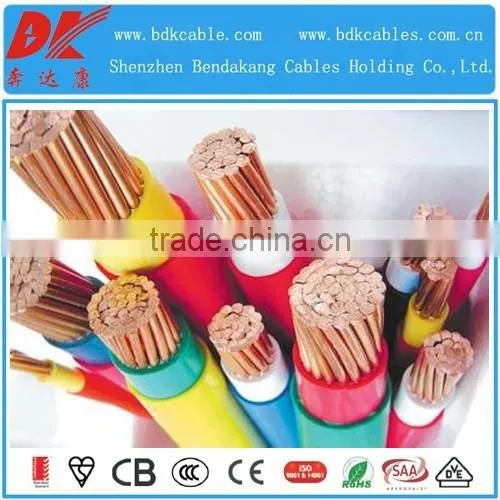 Pvc Insulated Single Core Copper Wire 450/750v Pvc Insulated and Sheathed Electric Cable 120mm Pvc Insulated Cable photo-5