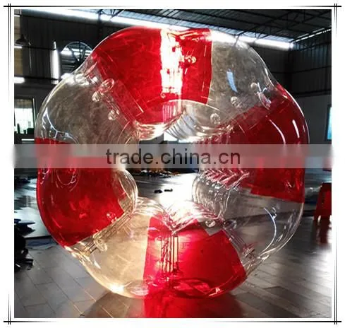New Design Red Dotted Inflatable Belly Bumper Ball/ Body Zorbing Bubble Ball for Sale photo-4