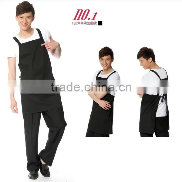 H Shape Suspender Cotton Apron for Women and Men photo-2