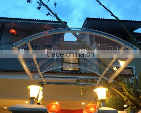 Factory Price! Euro-design! Outdoor Polycarbonate Aluminium Awning Parts Size 1200x1600mm photo-4