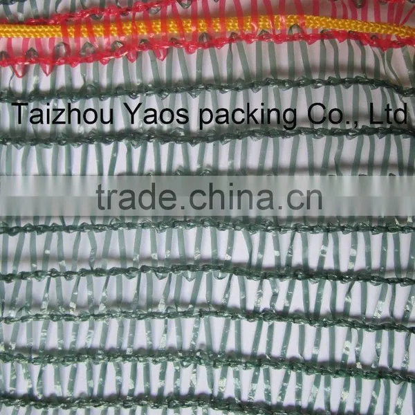 15kg PE Raschel Knitted Green Mesh Bag Vegetables Onion Bags photo-6