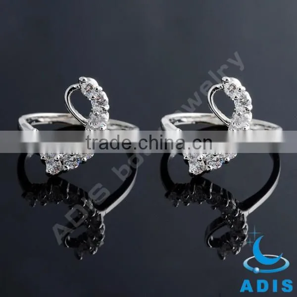 Elegant Custom Wholesale Fashion AAA Zircon Mens Brass Ring photo-2