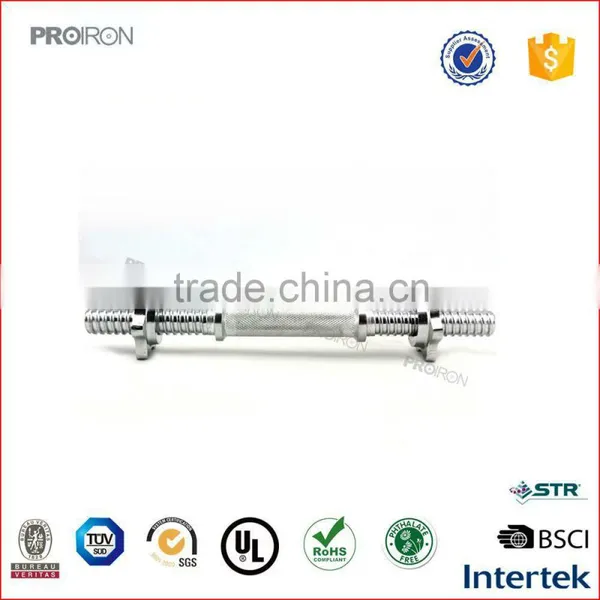 Professional Crossfit Olympic 14"Solid Steel Threaded Dumbbell Handle Bar photo-4