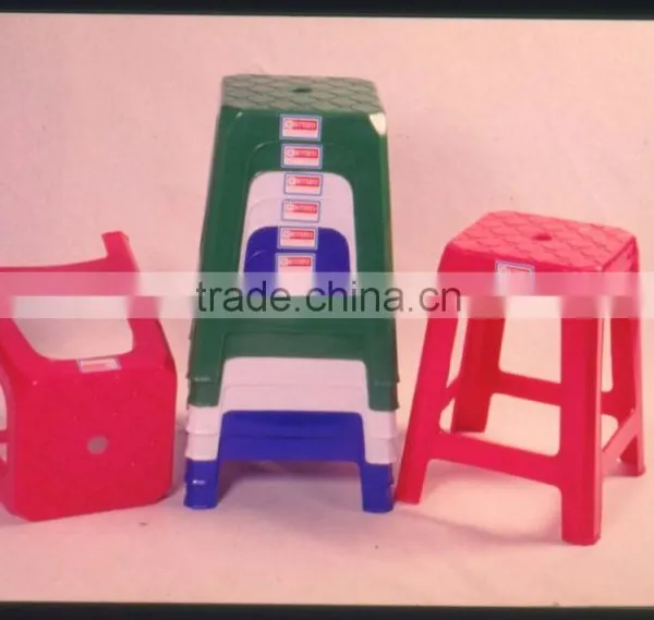 PLASTIC SQUARE STOOL 1551 photo-2