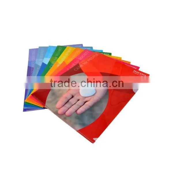 High Quality L-shape Plastic PP File Folder
