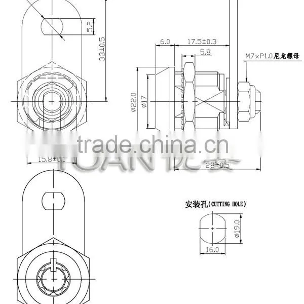 Coin Operated Door Lock and Hook Cam Lock photo-3