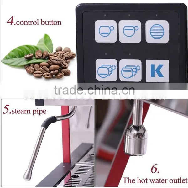 4l Stainless Steel Professional Espresso Coffee Maker Machine Quality Choice photo-4