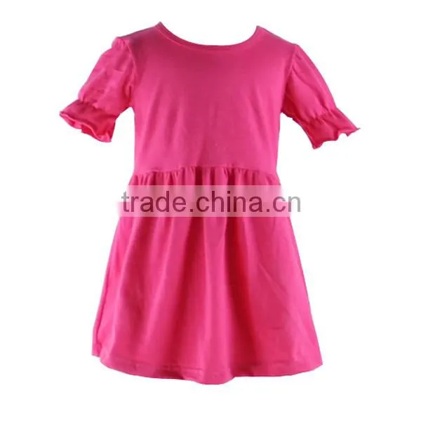 2016 Kaiyo OEM Service Girls Clothing Short Sleeve Pictures of Latest Gowns Designs Girls Pearl Dress Boutique Kids Clothes photo-3