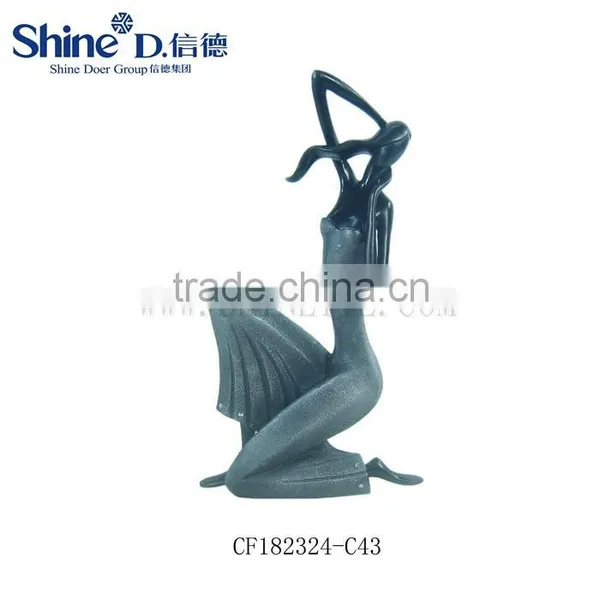 Resin Design Wholesale Abstract Figurine Table Art Decor Lady Art Sculpture