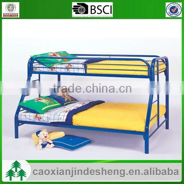Bedroom Furniture Blue and Black Color T/F Metal Bed/bunk Bed