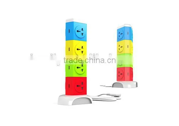 Colorful Universal 4/6/8 Outlet Power Strip With Usb photo-3