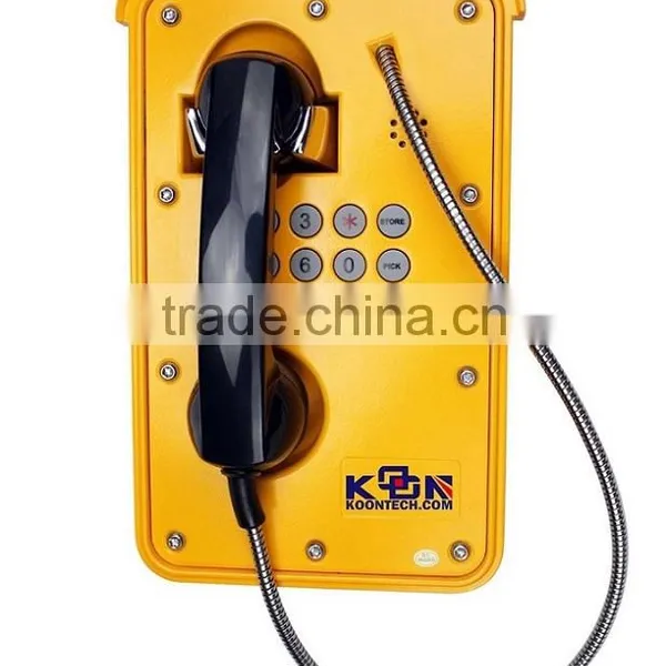 Waterproof Telephone KNSP-09 Industrial IP Telephone Auto-dial Waterproof Phone & Remote Control Telephone photo-6