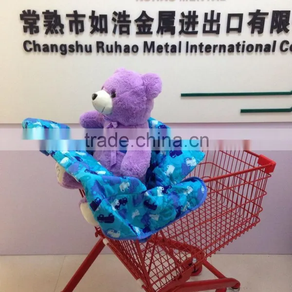 Cheap Price RH-CH001-08 Light Blue Fabric Cotton Shopping Cart Cover photo-3