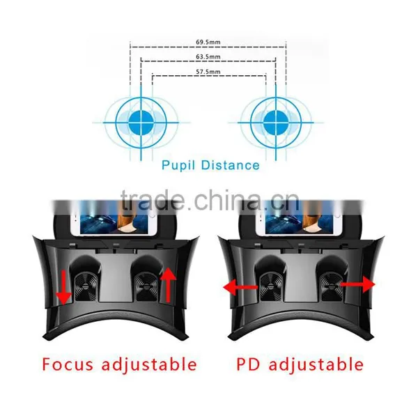 Hot Selling Head Mount Display VR PRO 3D Glasses VR Box 3D Headset Glasses for 3.5-6.0 Inch Screen photo-6