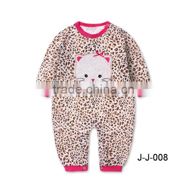 New Design Long Sleeve Baby Girls Baby Romper for Winter photo-6
