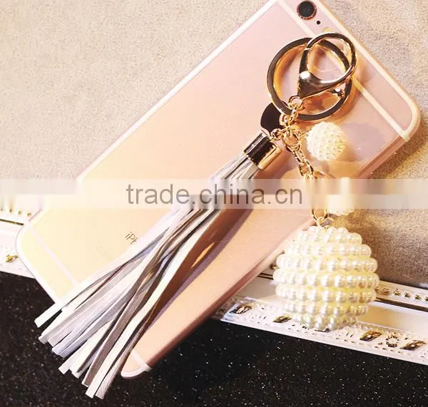 DIY Jewelry Making Mix Wild Fashion Pearl Rhinestone Leather Tassel Keychain Lovely Lady Bag Buckle Gift Pendant Ornaments photo-4