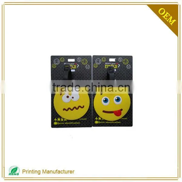 High Quality Soft Pvc Personalized Luggage Hang Tag Tags Packaging photo-3